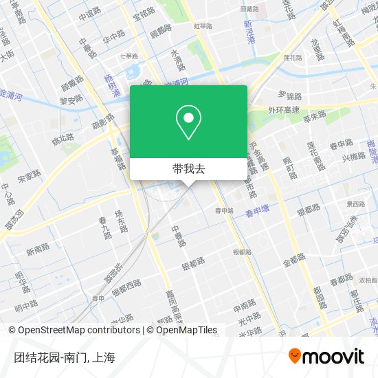 团结花园-南门地图