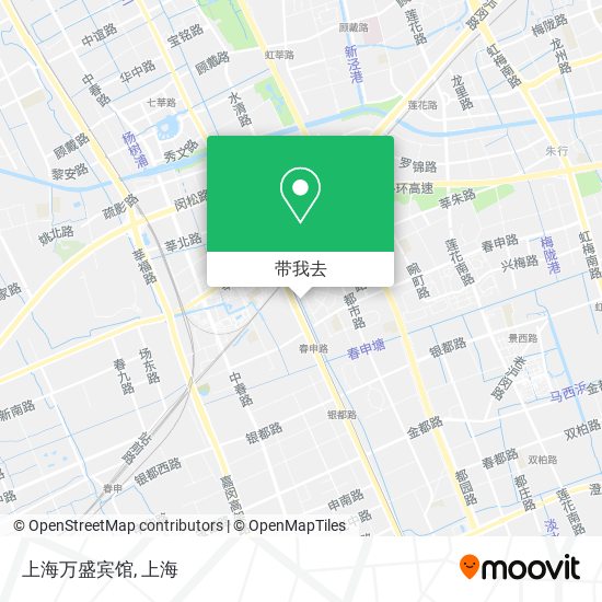 上海万盛宾馆地图