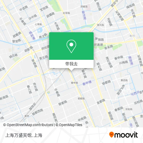 上海万盛宾馆地图