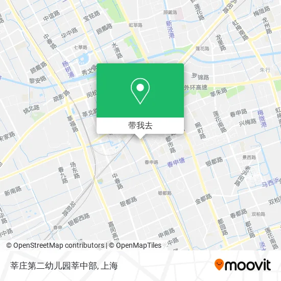 莘庄第二幼儿园莘中部地图