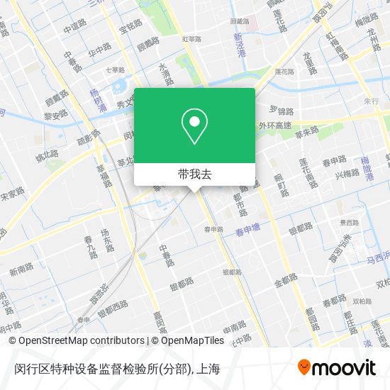 闵行区特种设备监督检验所(分部)地图