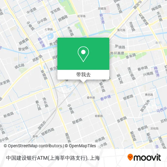 中国建设银行ATM(上海莘中路支行)地图