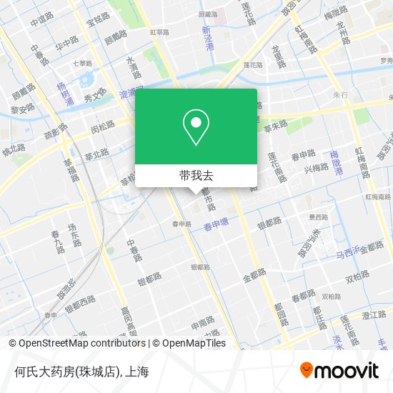 何氏大药房(珠城店)地图