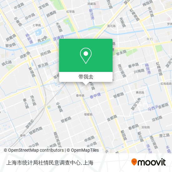 上海市统计局社情民意调查中心地图
