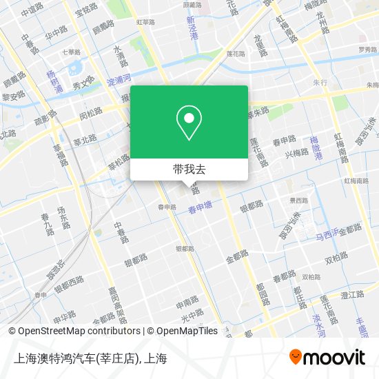 上海澳特鸿汽车(莘庄店)地图
