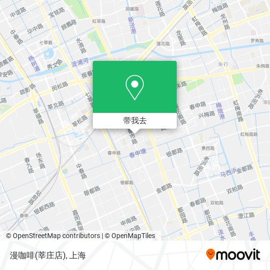 漫咖啡(莘庄店)地图