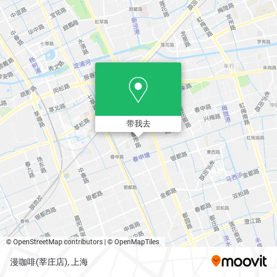 漫咖啡(莘庄店)地图