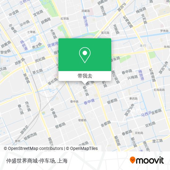 仲盛世界商城-停车场地图