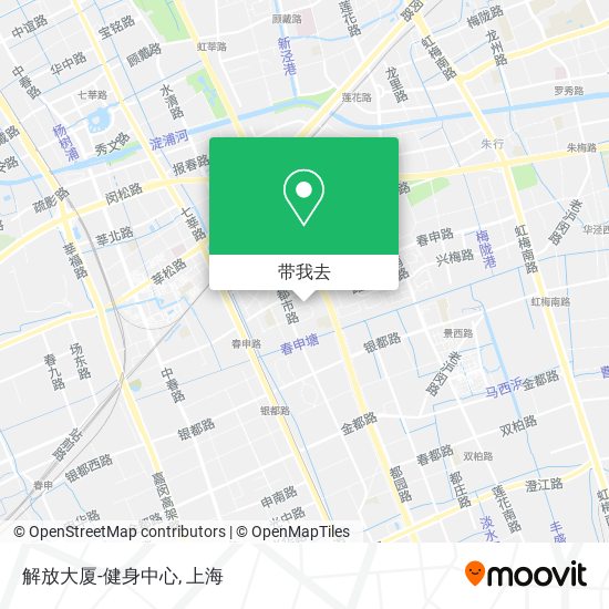 解放大厦-健身中心地图