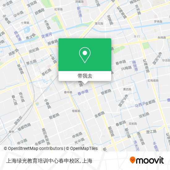 上海绿光教育培训中心春申校区地图