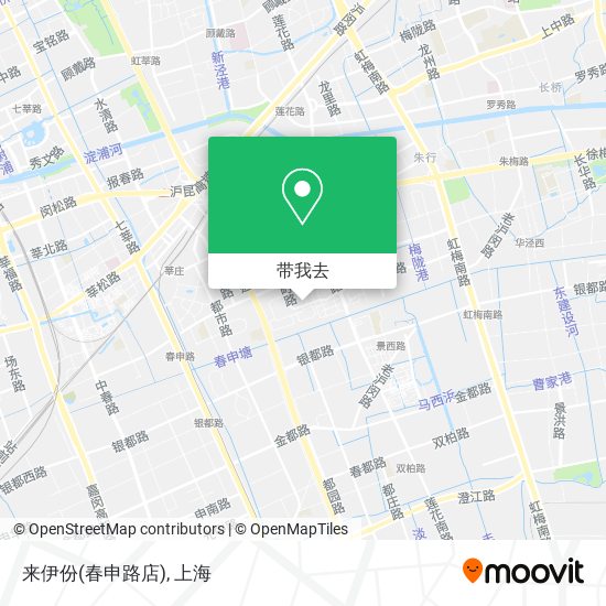 来伊份(春申路店)地图