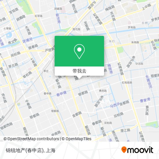 锦锐地产(春申店)地图