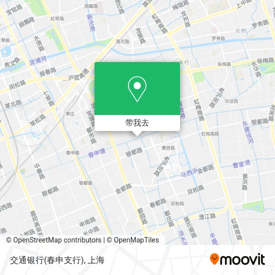 交通银行(春申支行)地图