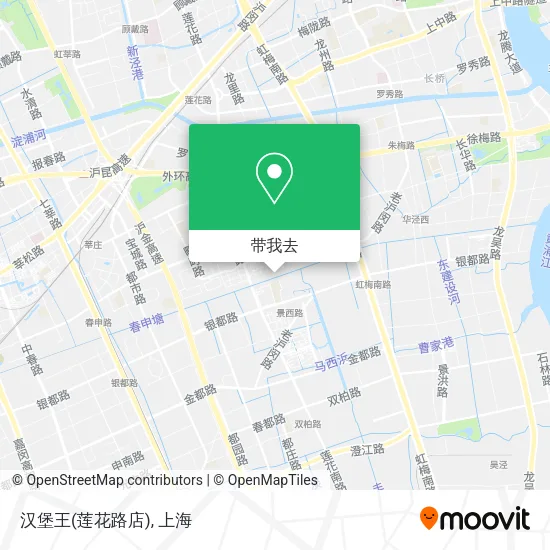 汉堡王(莲花路店)地图