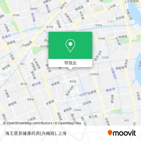 海王星辰健康药房(兴梅路)地图