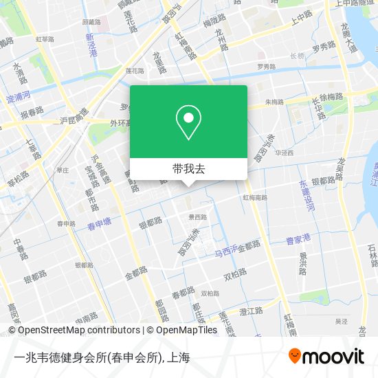 一兆韦德健身会所(春申会所)地图