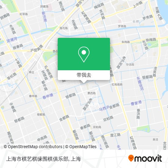 上海市棋艺棋缘围棋俱乐部地图