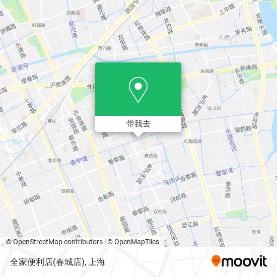 全家便利店(春城店)地图