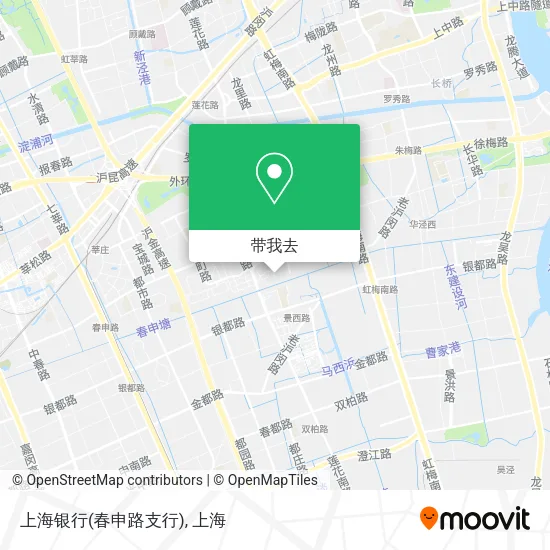 上海银行(春申路支行)地图
