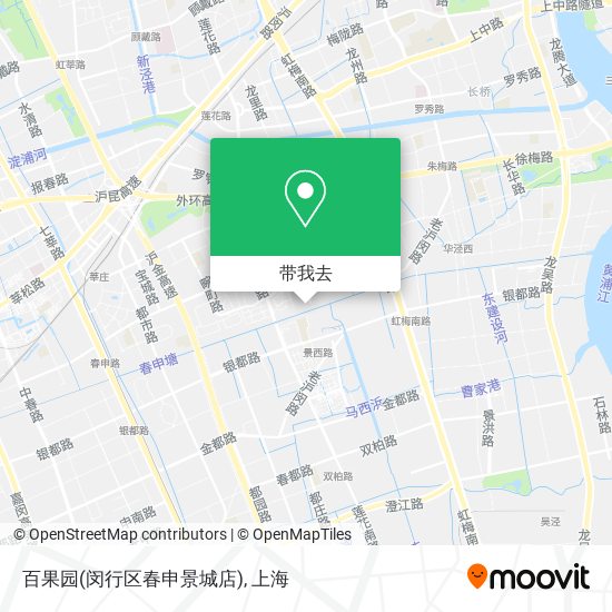 百果园(闵行区春申景城店)地图