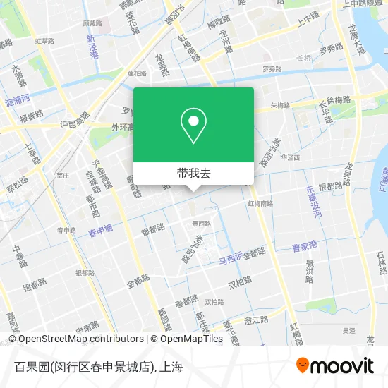百果园(闵行区春申景城店)地图