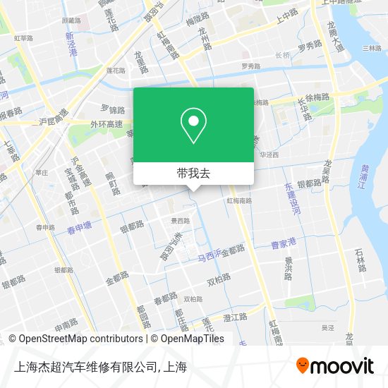 上海杰超汽车维修有限公司地图