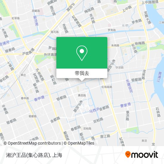 湘沪王品(集心路店)地图