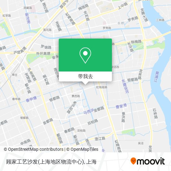 顾家工艺沙发(上海地区物流中心)地图