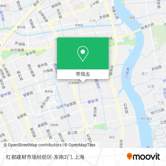 红都建材市场轻纺区-东南2门地图