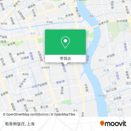 蜀香阁饭庄地图
