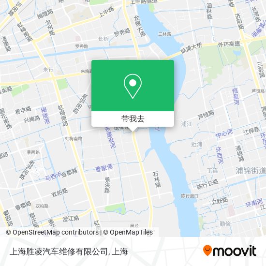 上海胜凌汽车维修有限公司地图