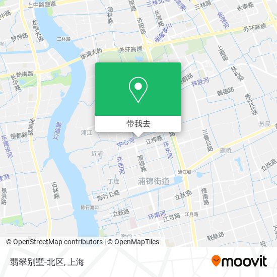翡翠别墅-北区地图