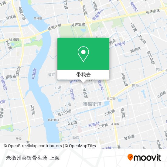 老徽州菜饭骨头汤地图