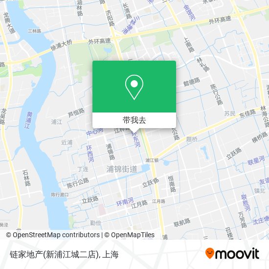 链家地产(新浦江城二店)地图