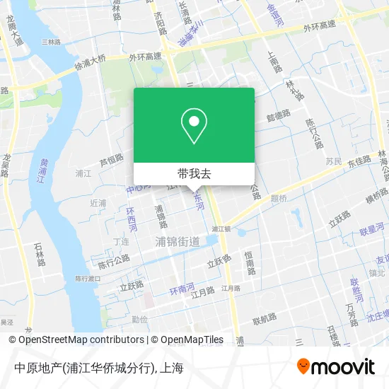 中原地产(浦江华侨城分行)地图
