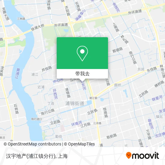 汉宇地产(浦江镇分行)地图