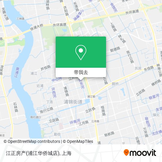 江正房产(浦江华侨城店)地图