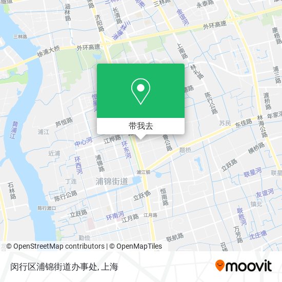 闵行区浦锦街道办事处地图