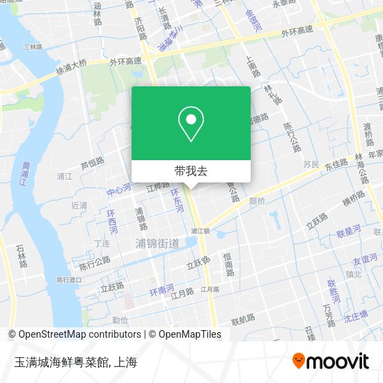玉满城海鲜粤菜館地图