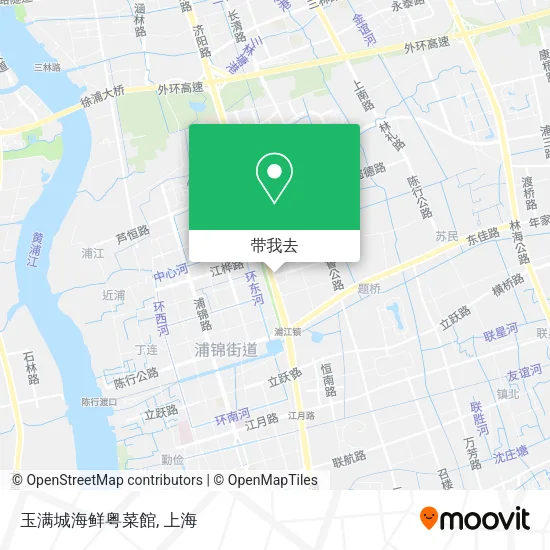 玉满城海鲜粤菜館地图