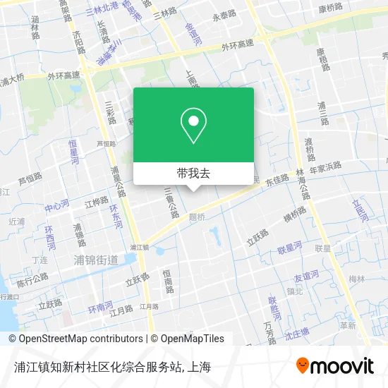 浦江镇知新村社区化综合服务站地图