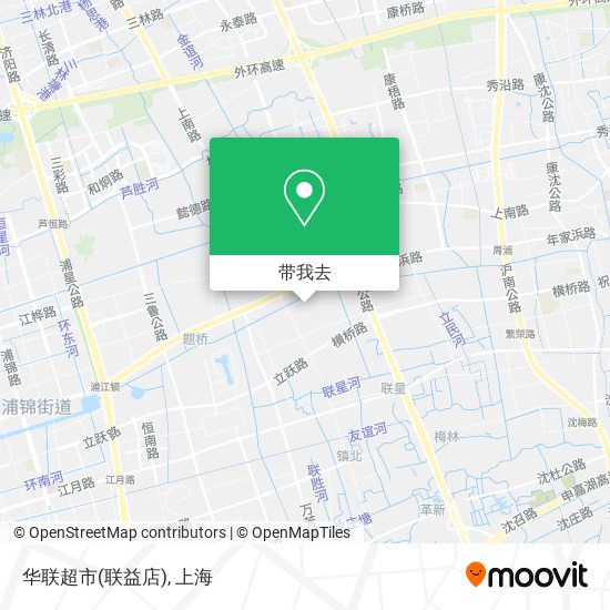 华联超市(联益店)地图