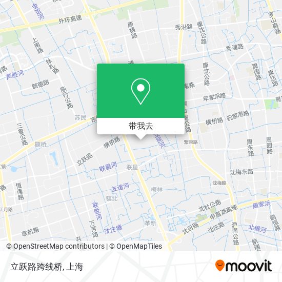 立跃路跨线桥地图