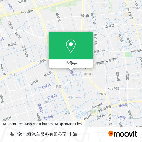 上海金陵出租汽车服务有限公司地图