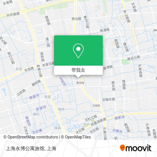 上海永博公寓旅馆地图