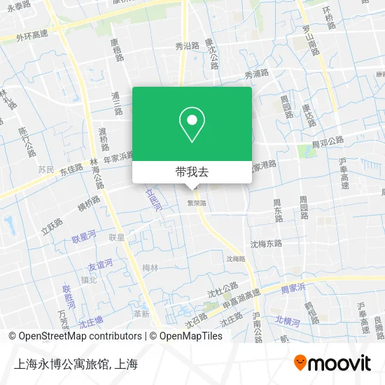 上海永博公寓旅馆地图