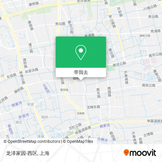 龙泽家园-西区地图