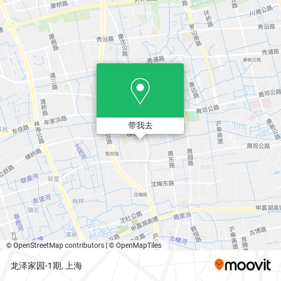 龙泽家园-1期地图