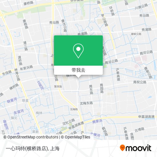 一心玛特(横桥路店)地图