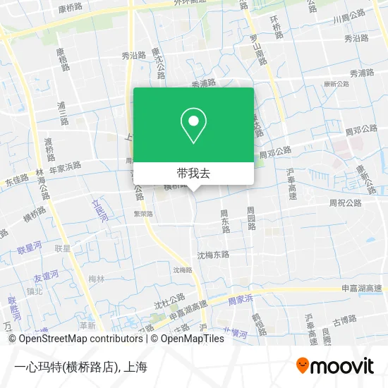 一心玛特(横桥路店)地图
